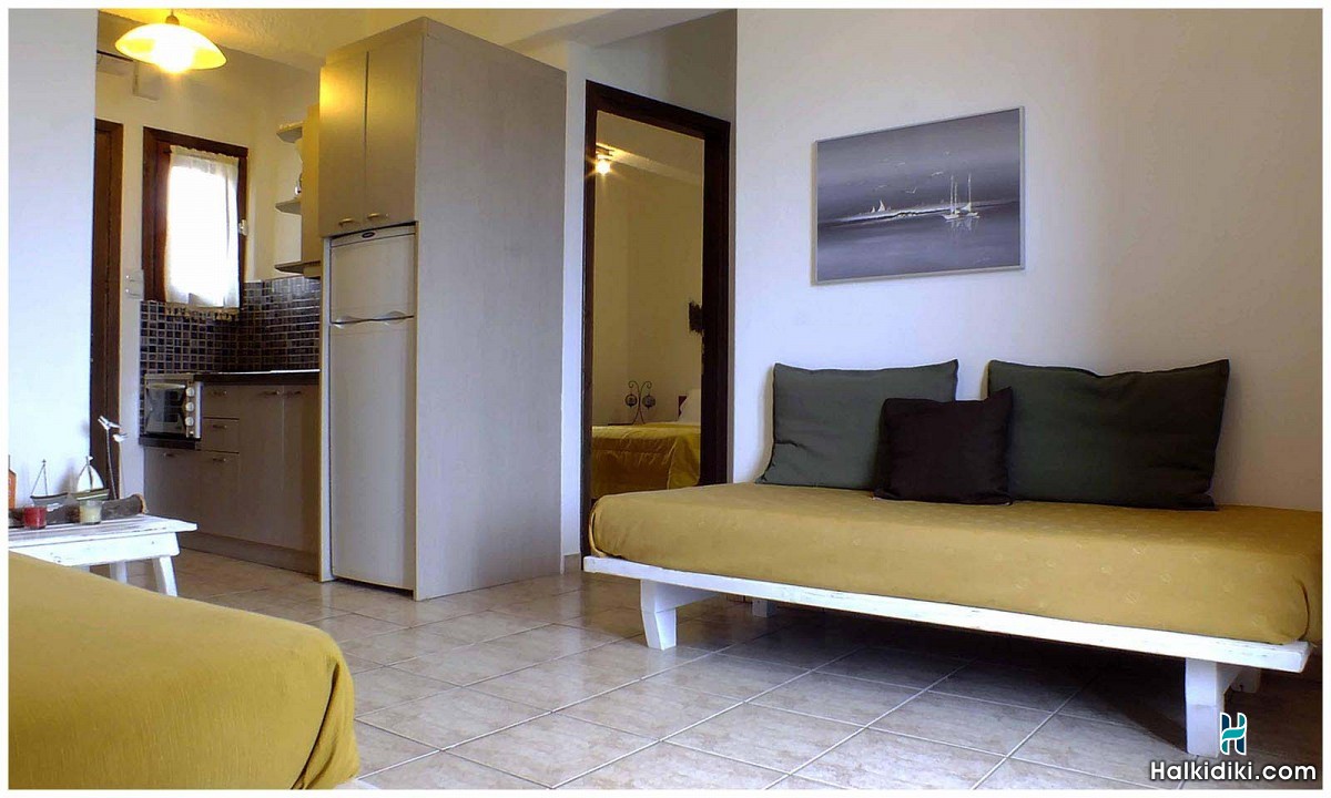 Christaras Apartments, Ground floor apartment No12 & First floor No4 (2+2) -1 double bed & 2 single beds .
